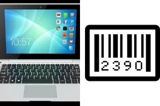 Comment voir le numéro de série sur Klipad Notebook KL2108NBE