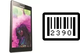 Comment voir le numéro de série sur Lenovo Tab 2 A7-10