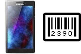 Comment voir le numéro de série sur Lenovo Tab 2 A7-30