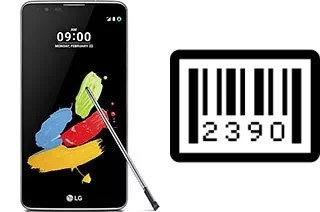 Comment voir le numéro de série sur LG Stylus 2