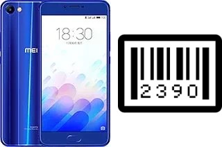 Comment voir le numéro de série sur Meizu M3x