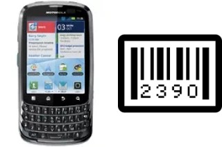 Comment voir le numéro de série sur Motorola Admiral XT603