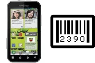 Comment voir le numéro de série sur Motorola DEFY+