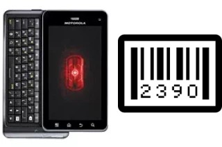 Comment voir le numéro de série sur Motorola DROID 3