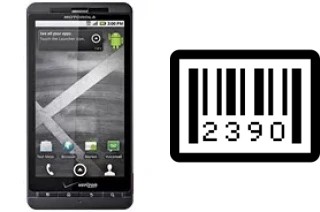 Comment voir le numéro de série sur Motorola DROID X