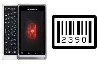 Comment voir le numéro de série sur Motorola DROID 2 Global