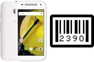 Comment voir le numéro de série sur Motorola Moto E Dual SIM (2nd gen)