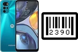 Comment voir le numéro de série sur Motorola Moto G22