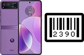 Comment voir le numéro de série sur Motorola Razr 40