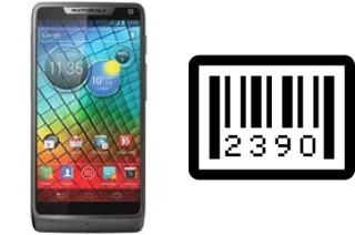 Comment voir le numéro de série sur Motorola RAZR i XT890