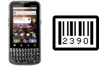 Comment voir le numéro de série sur Motorola XPRT MB612