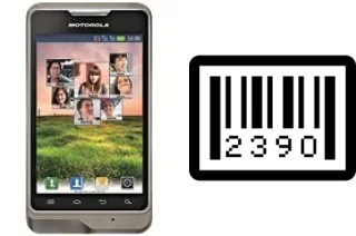 Comment voir le numéro de série sur Motorola XT390