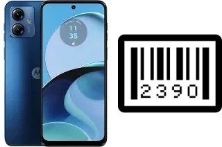 Comment voir le numéro de série sur Motorola Moto G14