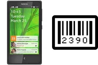 Comment voir le numéro de série sur Nokia X+