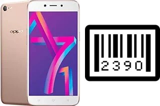 Comment voir le numéro de série sur Oppo A71 (2018)