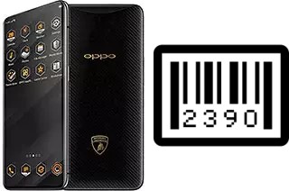 Comment voir le numéro de série sur Oppo Find X Lamborghini