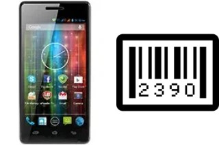 Comment voir le numéro de série sur Prestigio MultiPhone 5451 Duo