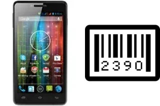 Comment voir le numéro de série sur Prestigio MultiPhone 5500 Duo