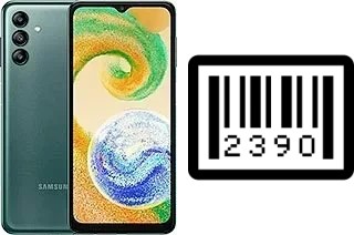 Comment voir le numéro de série sur Samsung Galaxy A04s