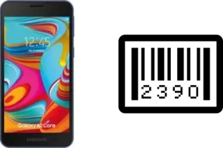 Comment voir le numéro de série sur Samsung Galaxy A2 Core