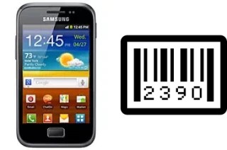 Comment voir le numéro de série sur Samsung Galaxy Ace Plus S7500