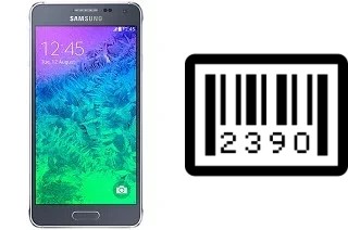 Comment voir le numéro de série sur Samsung Galaxy Alpha (S801)