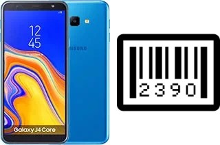 Comment voir le numéro de série sur Samsung Galaxy J4 Core