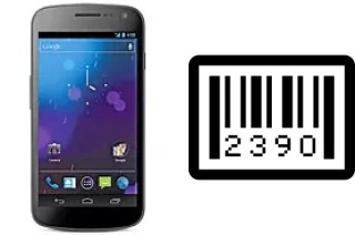 Comment voir le numéro de série sur Samsung Galaxy Nexus LTE L700