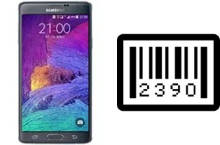 Comment voir le numéro de série sur Samsung Galaxy Note 4 Duos