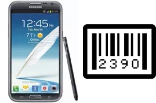 Comment voir le numéro de série sur Samsung Galaxy Note II CDMA