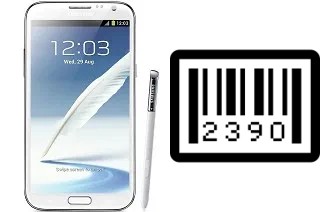 Comment voir le numéro de série sur Samsung Galaxy Note II N7100