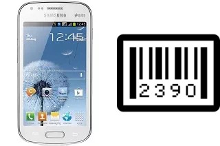 Comment voir le numéro de série sur Samsung Galaxy S Duos S7562