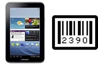 Comment voir le numéro de série sur Samsung Galaxy Tab 2 7.0 P3100