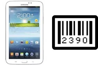 Comment voir le numéro de série sur Samsung Galaxy Tab 3 7.0 WiFi