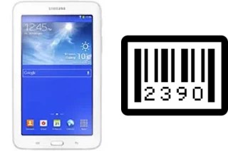 Comment voir le numéro de série sur Samsung Galaxy Tab 3 lite 3G