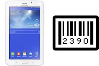 Comment voir le numéro de série sur Samsung Galaxy Tab 3 V