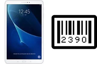 Comment voir le numéro de série sur Samsung Galaxy Tab A 10.1 (2016)