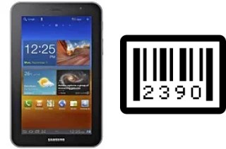 Comment voir le numéro de série sur Samsung P6200 Galaxy Tab 7.0 Plus