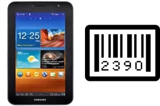 Comment voir le numéro de série sur Samsung P6210 Galaxy Tab 7.0 Plus