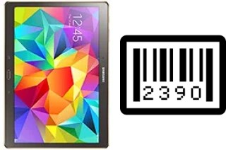 Comment voir le numéro de série sur Samsung Galaxy Tab S 10.5