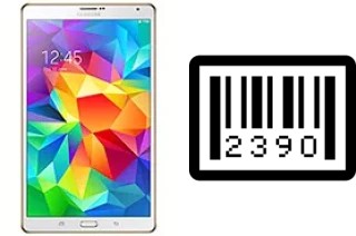 Comment voir le numéro de série sur Samsung Galaxy Tab S 8.4