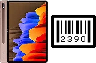 Comment voir le numéro de série sur Samsung Galaxy Tab S7+