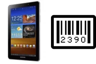 Comment voir le numéro de série sur Samsung P6800 Galaxy Tab 7.7