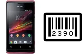 Comment voir le numéro de série sur Sony Xperia E