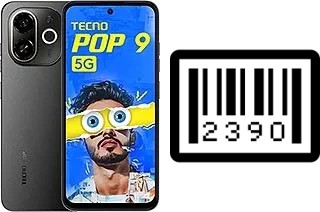 Comment voir le numéro de série sur Tecno Pop 9