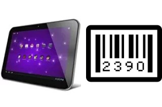 Comment voir le numéro de série sur Toshiba Excite 10 SE