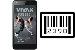 Comment voir le numéro de série sur Vivax Fun S501