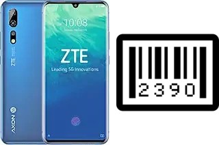 Comment voir le numéro de série sur ZTE Axon 10 Pro 5G