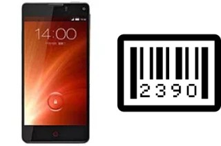 Comment voir le numéro de série sur ZTE nubia Z5S mini NX403A