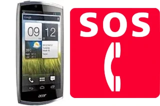 Appels d'urgence sur Acer CloudMobile S500